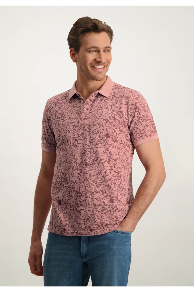 BEDRUKTE JERSEY POLO MET OXFORD KRAAG 46413414 4142